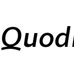 Quodlibet Sans