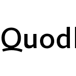 Quodlibet Sans
