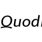 Quodlibet Sans