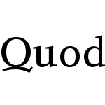 Quodlibet Serif