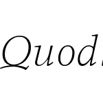 Quodlibet Serif