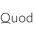 Quodlibet Sans