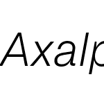 Axalp Grotesk