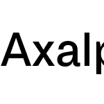 Axalp Grotesk