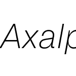 Axalp Grotesk