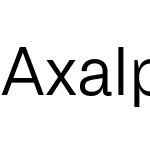 Axalp Grotesk