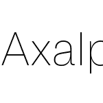 Axalp Grotesk