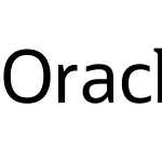 Oracle Sans Condensed VF