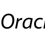 Oracle Sans CyGr VF