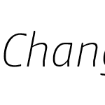 Change