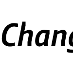 Change Sans