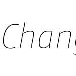 Change Sans