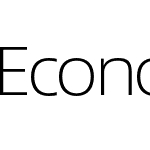 EconoSans Reduced