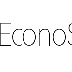 EconoSans Reduced