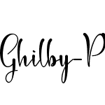 Ghilby-PERSONAL USE