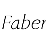 Faber Serif Reduced