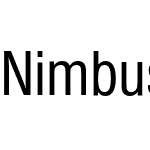 Nimbus Sans T Condensed