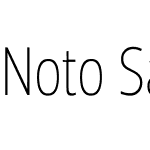 Noto Sans Bengali ExtraCondensed