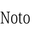 Noto Serif Sinhala Condensed