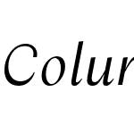 Columbia Sans