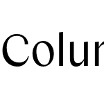 Columbia Sans Display