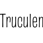 Truculenta 48pt Condensed