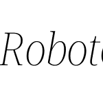 Roboto Serif 120pt Condensed