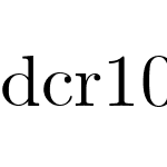 dcr10