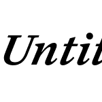 Untitled Serif