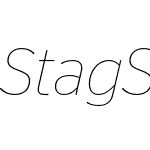 Stag Sans LCG