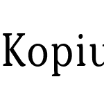 Kopius Condensed