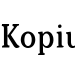 Kopius Condensed