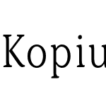 Kopius Condensed