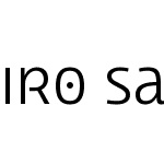 Iro Sans Unicase