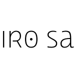 Iro Sans Unicase