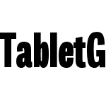 Tablet Gothic Compressed