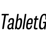 Tablet Gothic Compressed