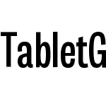 Tablet Gothic Compressed