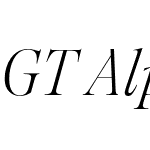 GT Alpina Fine Condensed