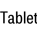 Tablet Gothic SemiCondensed