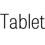 Tablet Gothic SemiCondensed