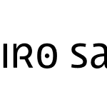 Iro Sans Unicase