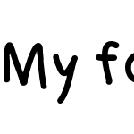 My font