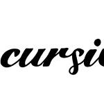 cursive