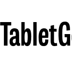 Tablet Gothic Compressed