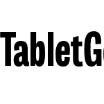 Tablet Gothic Compressed