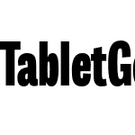 Tablet Gothic Compressed