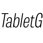 Tablet Gothic Compressed