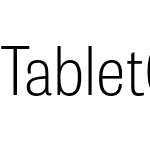 Tablet Gothic SemiCondensed