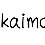 kaimookfont